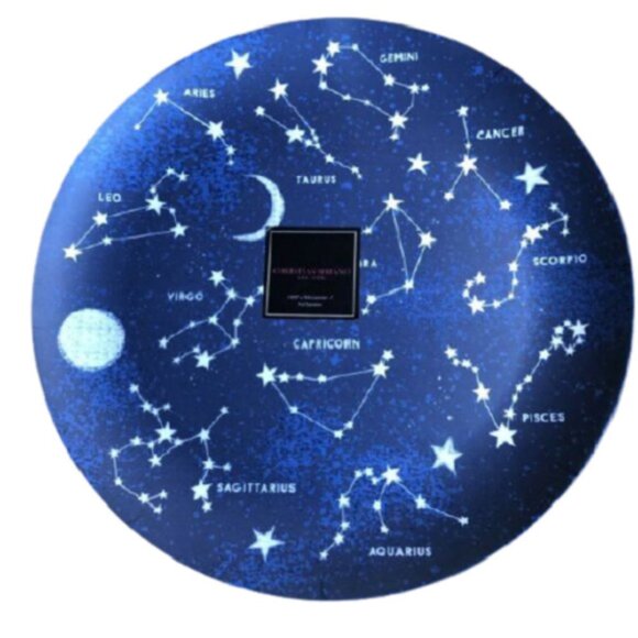 Large 15" Round Astrological Star Map Plat… - Picture 1 of 11